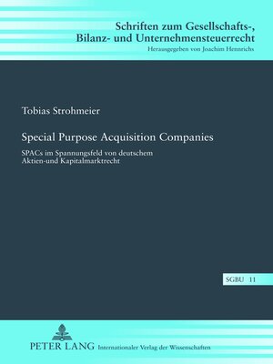 cover image of Special Purpose Acquisition Companies